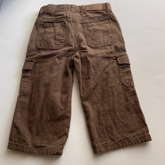 Janie and Jack Brown Cotton Twill Toddler Pants Size 18-24 Months - Picture 7 of 8